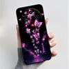 For Nubia Focus 2 5G Z2462N Case Luxury Fashion Butterfly Flowers Soft TPU Silicone Black Cover for ZTE Nubia Focus2 Phone Case
