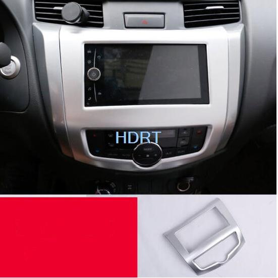 For Nissan Navara NP300 Terra 2018 Stickers ABS Chrome Car Styling Frame Decoration Cover Interior