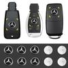GLC GLB 2/5/10 Stück Auto Fernbedienung Schlüssel Aufkleber Aluminium Emblem Decal Für Mercedes Benz W206 W220 W210 W168 GLC W126 W140 W169 W177 W2