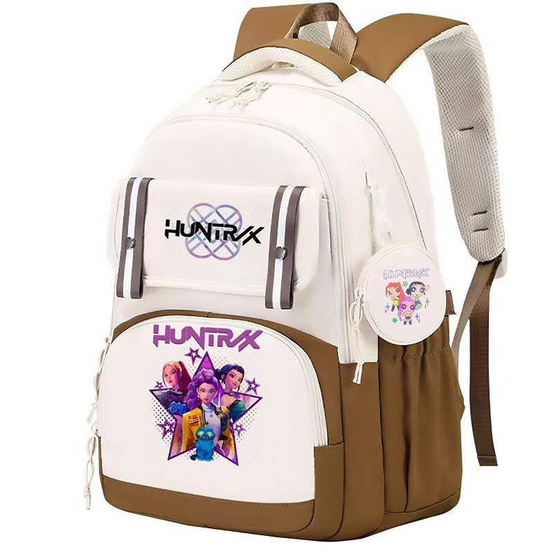 KPop Demon Hunters Demon Hunters Peripheral Korean Version Schoolbag To Reduce the Burden and Protect the Spine for Primary and Secondary