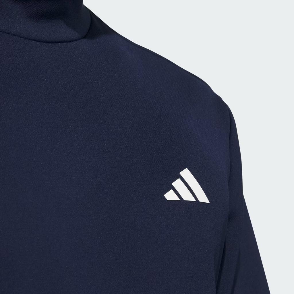 Adidas Warding Half High Neck Letter Long Sleeve T-Shirt Men Tops Navy IM6407