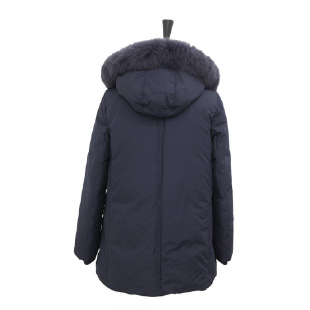 Shiz Madam Women Duck Down Half Jacket With Fox Fur J31752