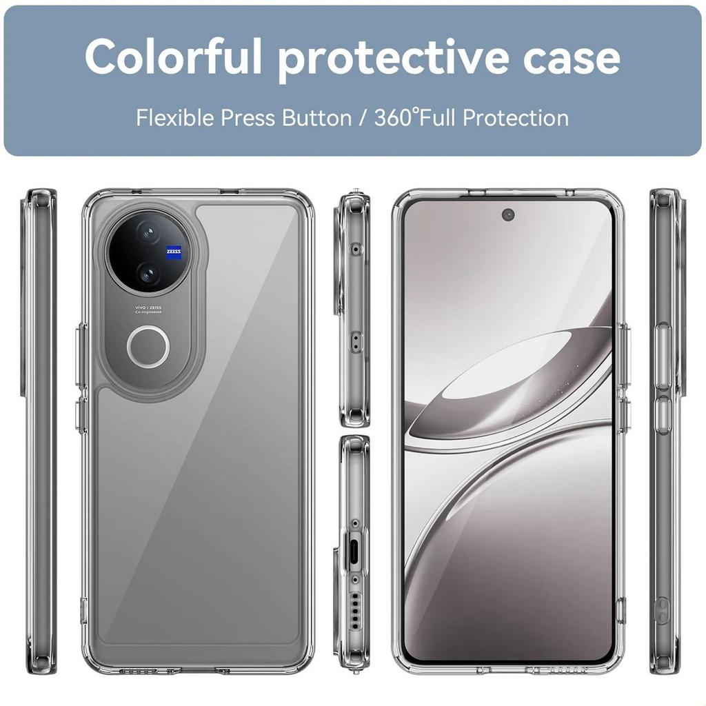 Phone Case For Vivo V50 , Clear Transparent Phone Case Cover For Vivo V50