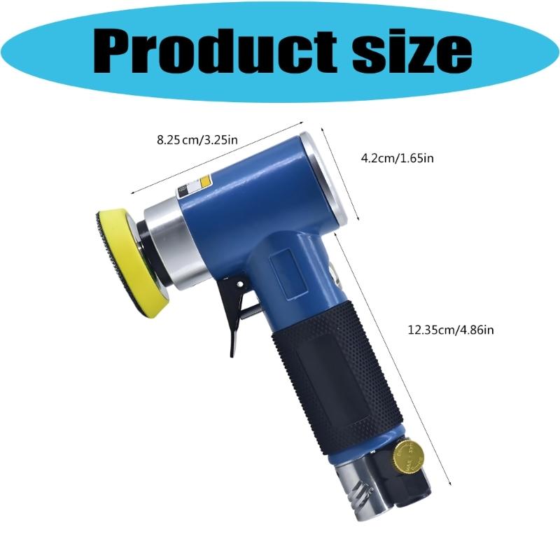 Polishing Machine 2inch Pneumatic Grinding Machine Industrial Small Elbow Eccentric Core Polishing Machine For Sanding