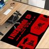 Liverpool Football Club Printed Carpet, for Office Chair Living Room Bedroom Kitchen Room Decor Gifts.