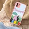 Cute Cartoon Barbapapa Phone Case For iPhone 16 15 14 Plus 15 13 12 11 Pro Max X XS MAX Matte Cover