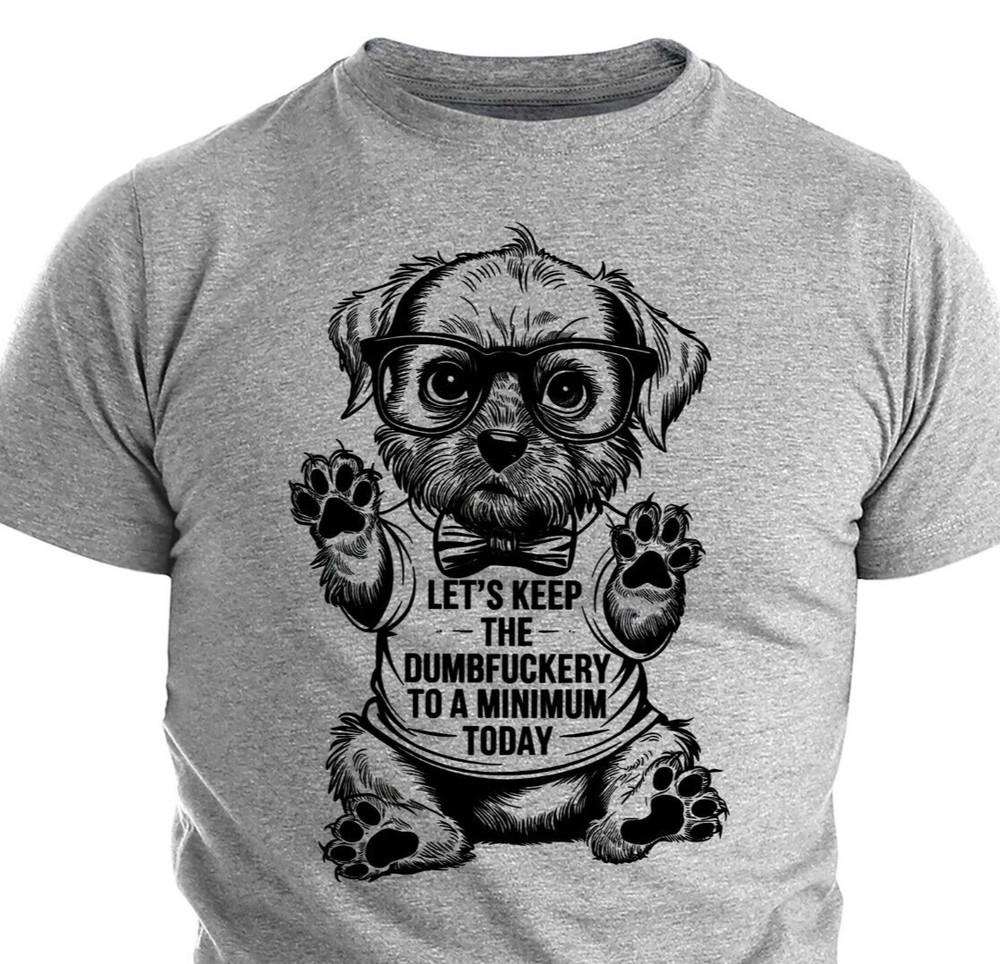 

Funny Dumbfuckery Shirt for Men, Sarcastic Quote Tee, Humorous Gift for Him S