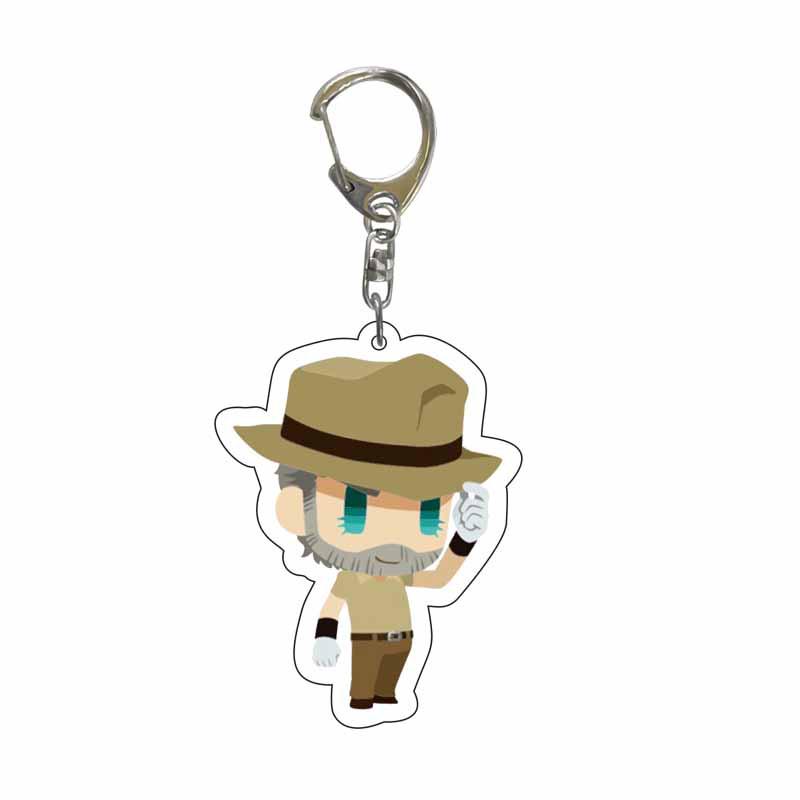 JOJO's Bizarre Adventure Acrylic Double-Sided Transparent Keychain Set of 5 Pendants