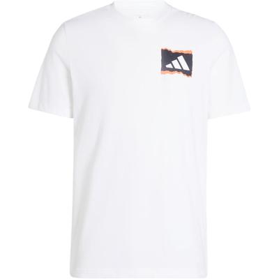 Logo Casual Crew Neck Short Sleeve T-Shirt Men Tops White IT7077