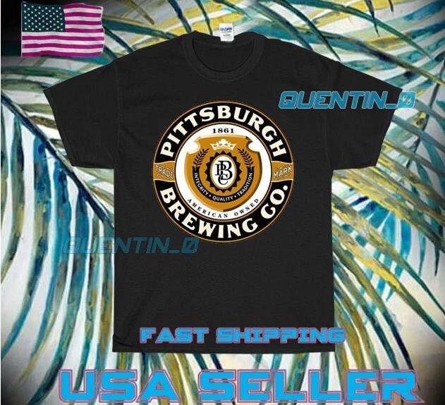IRON CITY BREWING NOW PITTSBURGH BREWING BEER LOGO T-Shirt FUNNY SIZE S-5XL L