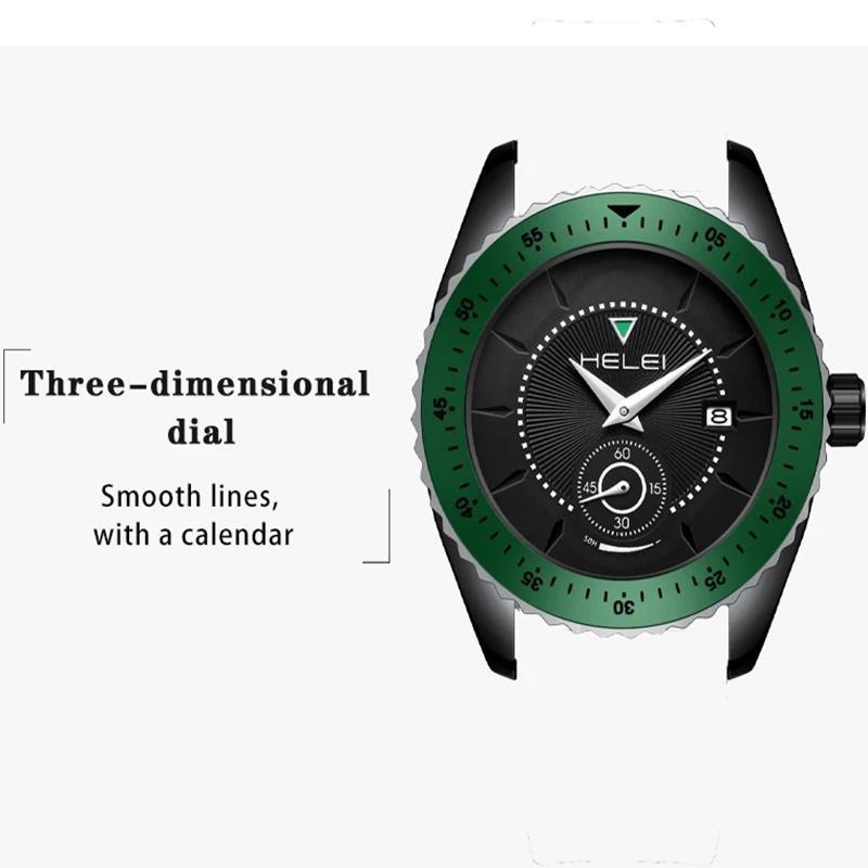 Men Sport Watch Top Brand Luxury Military Waterproof Male Clock Quartz Business Leather Wristwatch