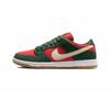Nike Dunk SB Abrasion Resistant Abrasion Resistant Low Top Skateboard Shoes Unisex White Red FZ1287-300(Team839-Blood Rage)