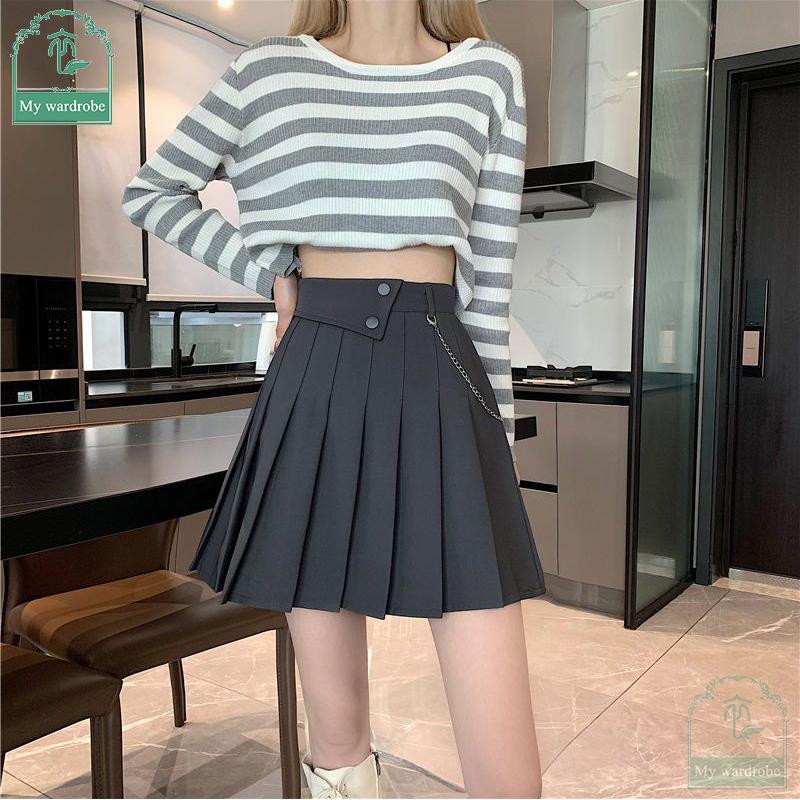 My Wardrobe Женская трендовая плиссированная юбка Корейская версия Короткая юбка — фото 5