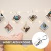 200/10PCS Etal Curtain Clips Hanging Photos Drapes Clamps Tent Lights Party Decorations Crafts Clip Christmas Party Wire Holder