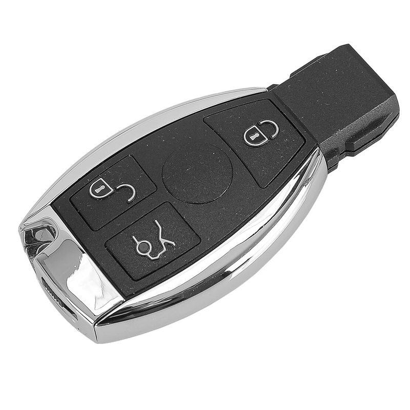 3 Button Remote Key Case With Uncut Blade Fit For Mercedes Benz W203 W204 W205 W211 W212 B C E S Class S500 S600 S350