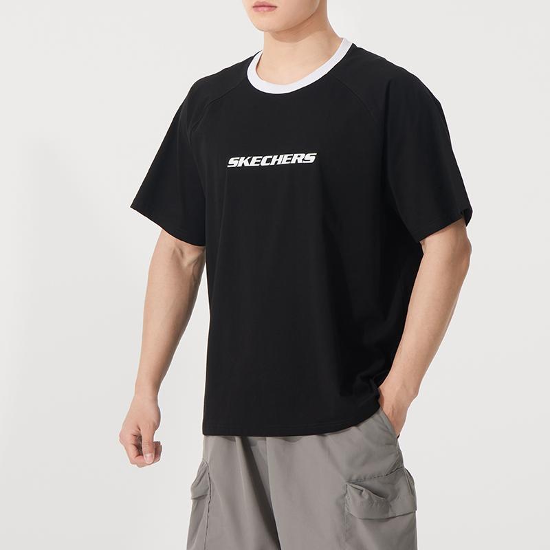 Skechers Sportlife SS25 T Shirt Unisex Black P225U118-03K8-