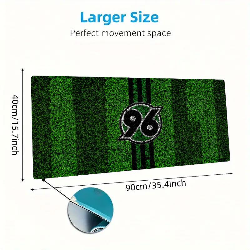 Hannover 96 Large Size Mouse Pad Large Gaming Table Cushion Non-slip Laptop Tablet Big Mousepad XXL Mat Mini PC Playmat With Lock edge