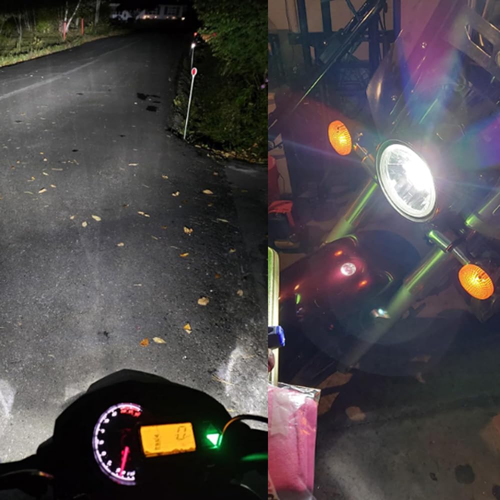 P15D LED Motorcycle Headlight, PH7, HI/LO Switch, For Motorcycle Headlights, AC/DC10V-60V, High Brightness 3020