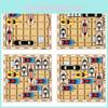 Wooden Car Parking Puzzle Toy For Kids Development And Parent Child Game