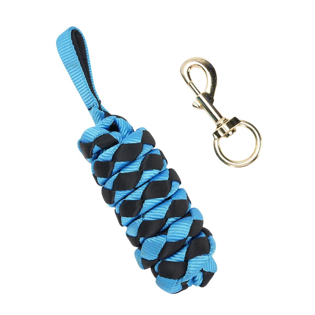 Horse Lunge Line with Rotating Snap Hook Nylon Webbing Comfortable Grip Long Horse Training Rope for Daily Training