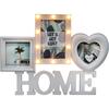 Home Photo Frame Made of White Plastic with LED Lighting
