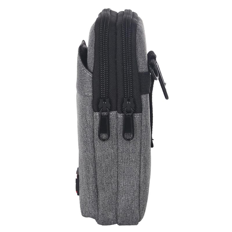 Riñonera Impermeable Bolso de Cintura Capa Simple/Doble Exterior Militar Riñonera Hombre Funda para Teléfono Camping Caza Bolsa Táctica