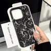 Stylish Classic Black Mesh Floral Design Phone Case For iPhone 17 16 15 14 Plus 13 12 11 Pro MAX 17 Air Cover