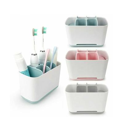 1 Adet Diş Fırçası Diş Macunu Tutucu Kılıf Tıraş Makyaj Fırçası Elektrikli Diş Fırçası Tutucu Organizer Stand Banyo Aksesuarları Kutusu