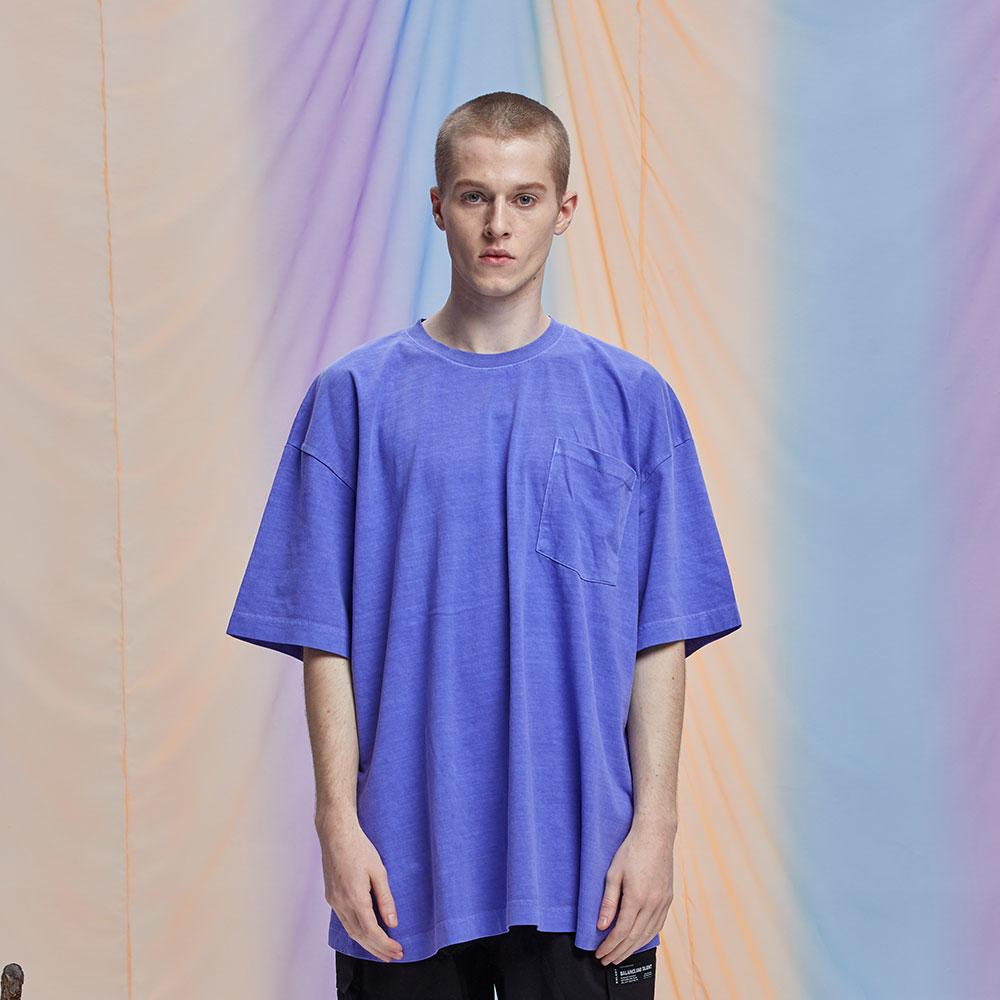 BALANT Pigment Mini Logo Pocket T-Shirt - Purple