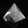 1Pcs 40Mm Optical Glass Crystal Pyramid Rainbow Maker for Sunlight Refraction Meditation Desk Ornament Home Decor Crystal Prism
