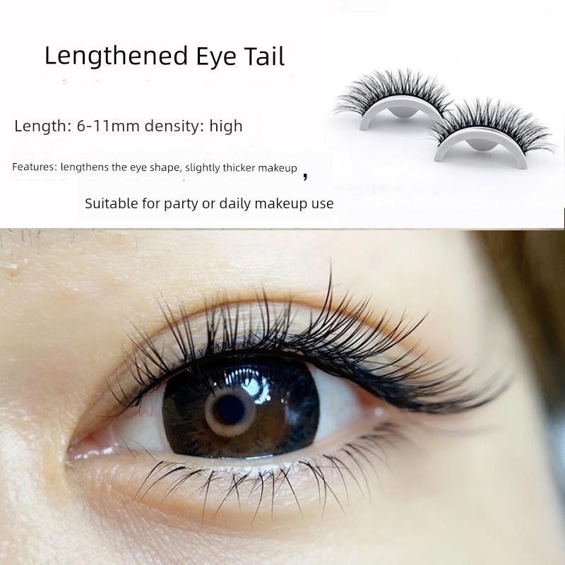 Wimpern sind selbstklebend, wiederverwendbar, klebstofffrei und benötigen keine magnetische Befestigung. Faulen Eyelashes sind natürlich dicht und realistisch