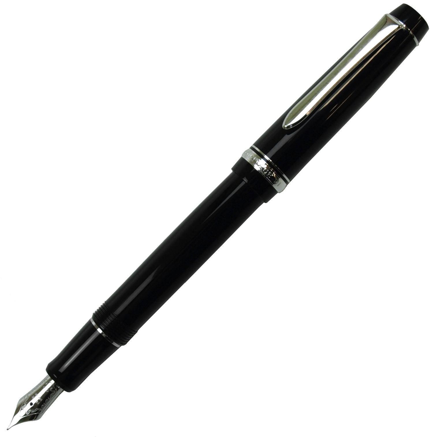 

Pilot Custom Heritage 91 Fountain Black Body Pen, F-nib, (FKVH-1MR-BF) чёрный
