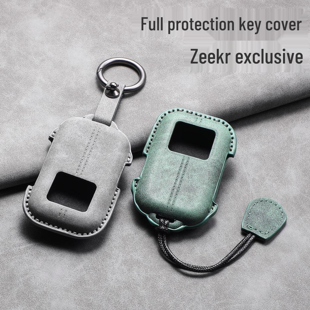Lambskin Protective Case for Zeekr 001 Car Key - Scratch & Dirt Resistant