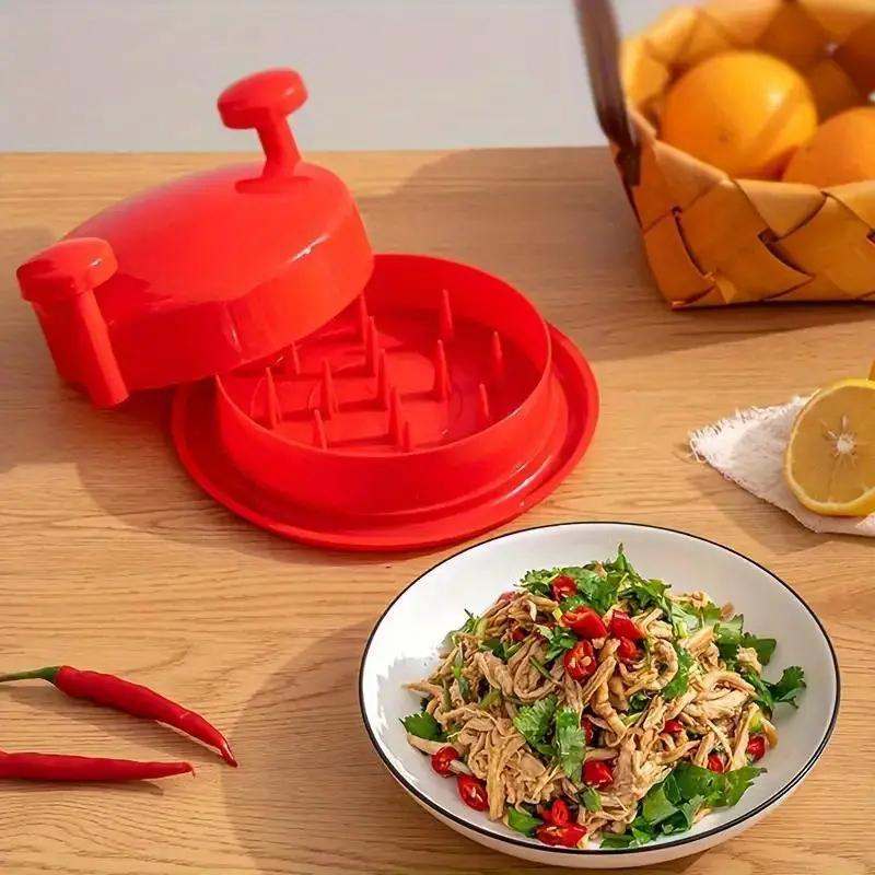 Tritatutto per pollo, tritatutto per carne di pollo, tritatutto per carne lavabile manuale, tritacarne riutilizzabile, tritacarne creativo per pollo, tritacarne per carne