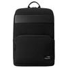 Logo Zipper Closure Polyester Backpack Large Men Backpack Black NU4-09018