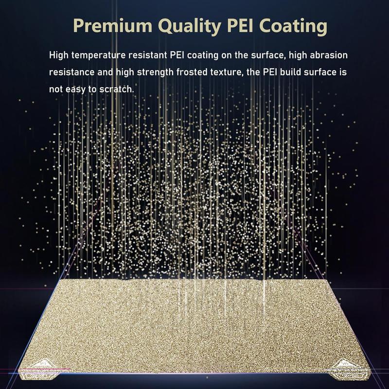 Für Creality Ender 3 V3 KE/SE PEI Federstahl 235x235mm, Strukturierte PEI-Platte Heizbett für K1C/K1/Ender 3/3 Pro/3 V2/V2 Neo/3 V3