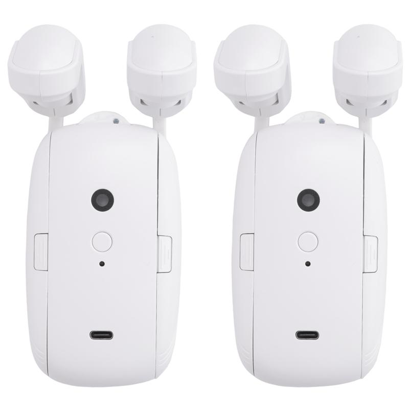 ABGR-2Piece Tuya Smart Automatic Curtain Opener Robot Remote Control For Alexa Google Home