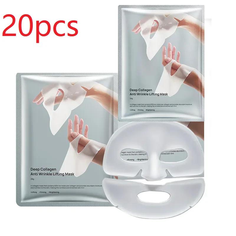 Tiefe Kollagen Anti-Falten Lifting Maske Kollagen Gesichtsmaske Über Nacht, Tiefe Kollagenmaske zum Liften, Straffen, Feuchtigkeitsspenden