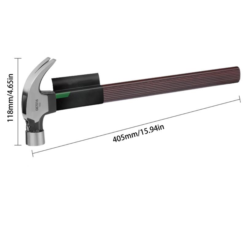 Multifunctional Steel Hammer with Automatic Nail Suction Non Slip Grip for Woodworking and Home Repair