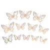 12Pcs Waterproof Butterfly Stickers Self Adhesive Ideal for Scrapbooking and DIY Projects