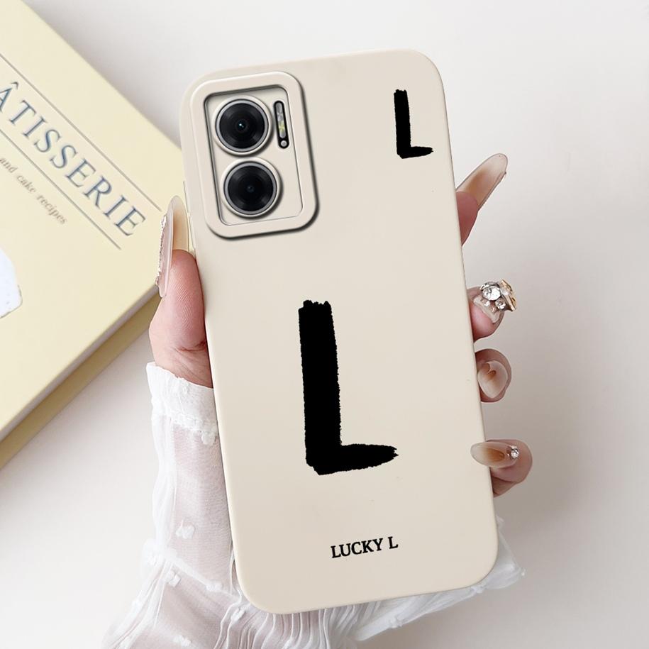 For Xiaomi Redmi 10 5G Case Cute Lucky Letters Silicone Phone Cases For Redmi Note 11E Redmi10 5G Funda 10 Prime Plus Soft Cover