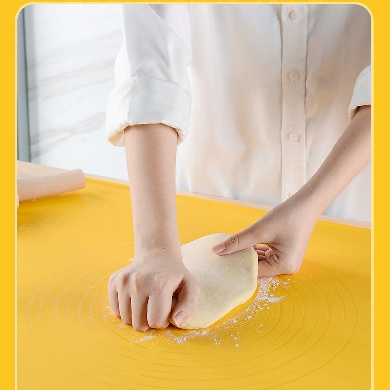 3Pcs/Set Food Grade Silicone Rolling Pad Set Thickened Kneading Pad and Noodle Pad Baking Pad Chopping Board Silicone Panel