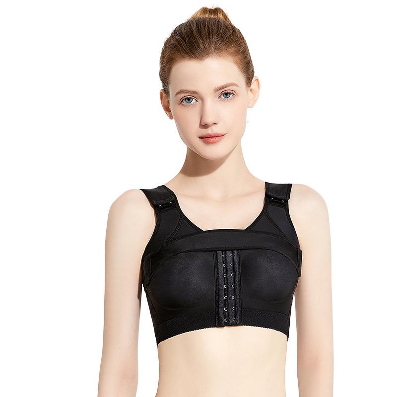 Post-Op Fixation Bustier: Anti-Displacement Shaping Bra with Side Support & Chest Binder