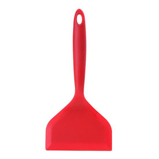 Food Grade Silicone Spatula Wide Blade with Hanging Hole High Temperature Resistant Spatula Pancakes Burgers Kitchen Tool