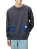 Lee Official Denim Pocket Size S Men's Sweatshirt, CHACOAL,