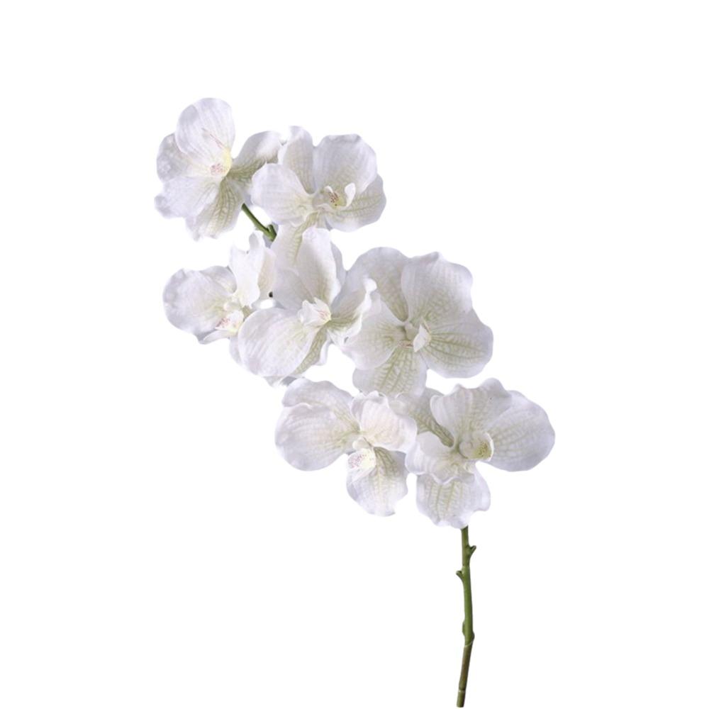 80 CM Length Artificial Orchid Flowers Moisturizing Latex Real Touch Orchids Home Decoration