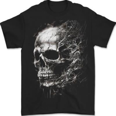 Interdimensionale Schedel Heren T-shirt 100% Katoen