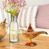 Legendary Aladdin Lamp Vintage Aladdin Lamp  Metal Crafts Classic Arabian Costume Props Tabletop Decor for Wedding Party