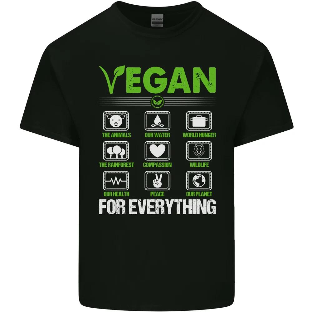 Vegan For Everything Unisexs Light Cotton TShirt S