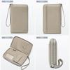 Large Wallet Passport Holder RFID Blocking Travel Documents Organizer Bag for Passport Credit Cards Boarding Passes Storage Bag